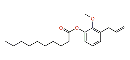 3-Allyl-2-methoxyphenyl decanoate